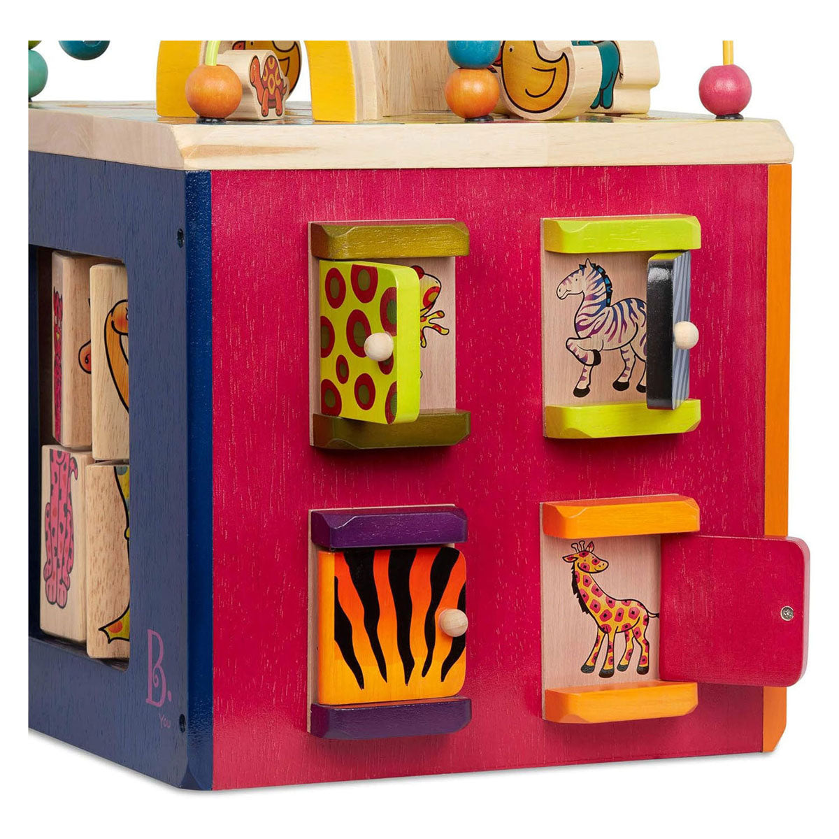 Zany zoo aktivitetskube - 35x35x46cm
