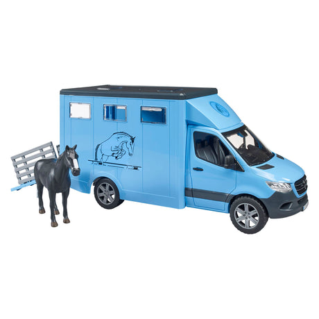 Bruder Mercedes Benz Sprinter dyretransport med hest