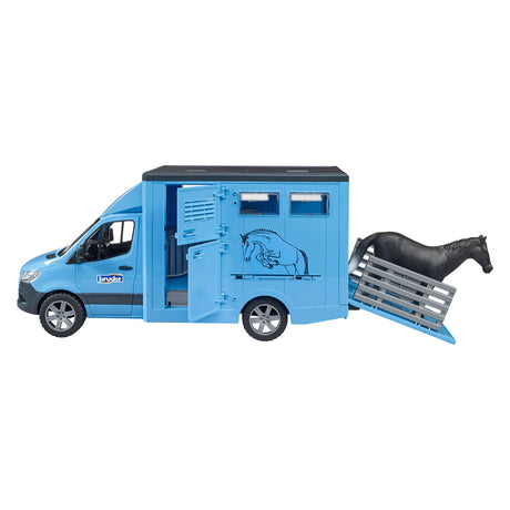 Bruder Mercedes Benz Sprinter dyretransport med hest