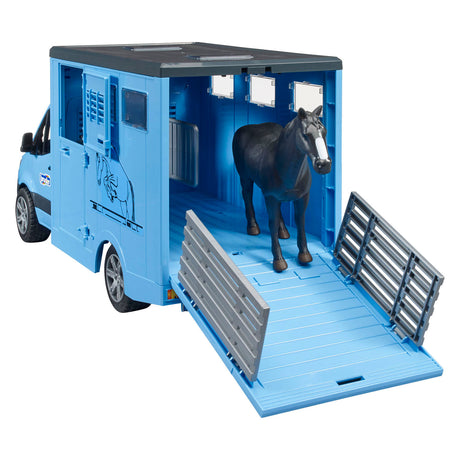 Bruder Mercedes Benz Sprinter dyretransport med hest