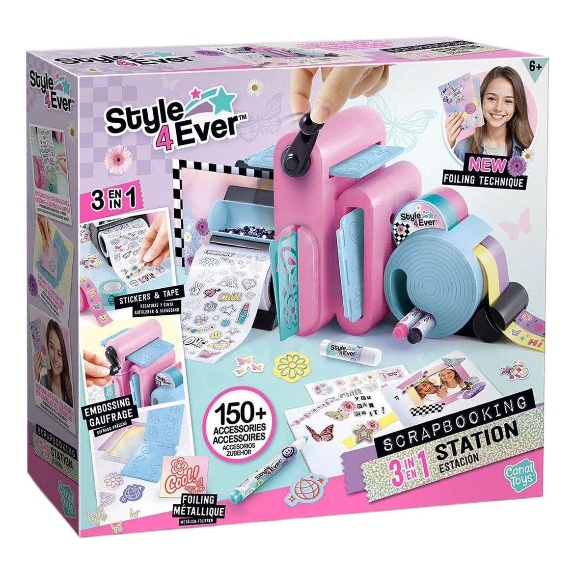 Style 4 ever scrapbog 3-i-1 håndværkssæt