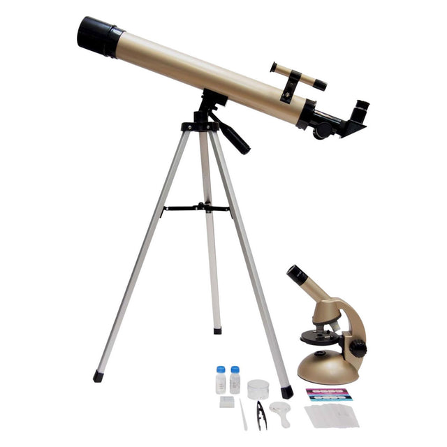 Combipack telescoop en microscoop