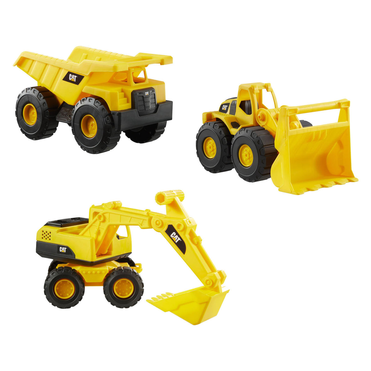 Cat mini crew byggekøretøjer 18cm - 3 stk.