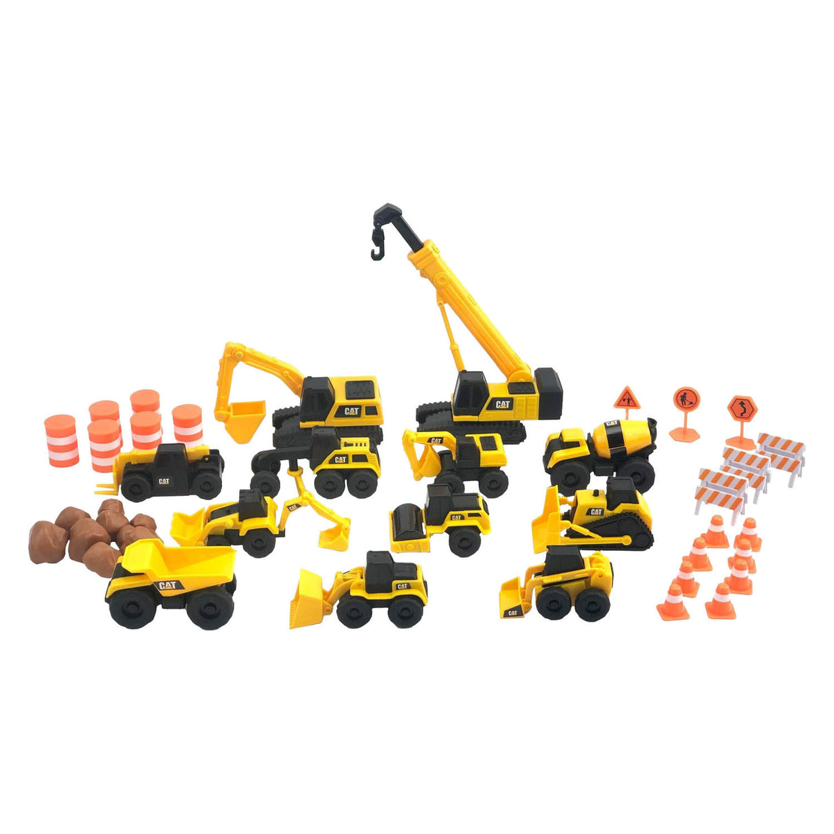 Cat little machines mega sæt byggekøretøjer - 40 stk.