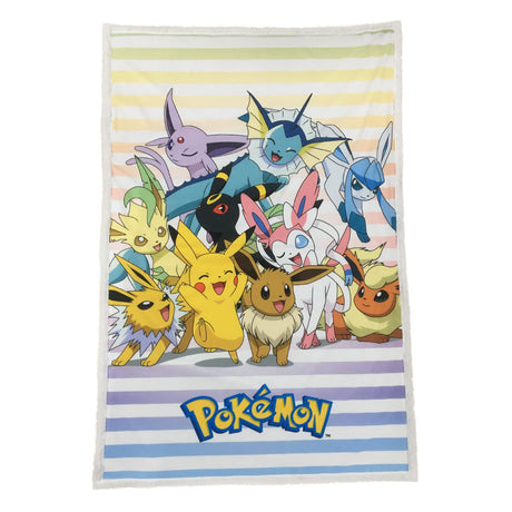 Pokémon pokemon evolutions fleece plaid 100x150cm