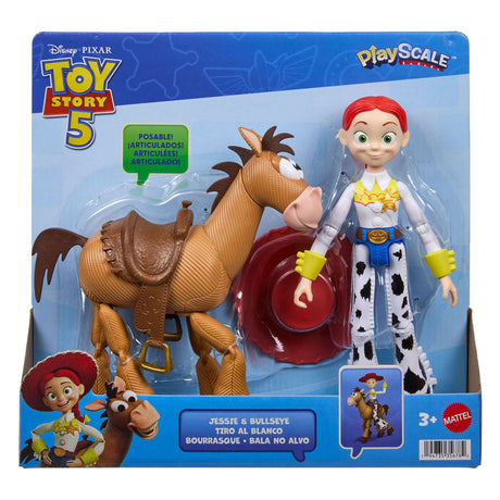 Mattel disney og pixar toy story 5 jessie og bullseye figur 18 cm 2 enheder
