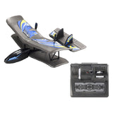 Sølvbelyst rc plane b-wing evo blå