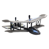 Sølvbelyst rc plane b-wing evo blå