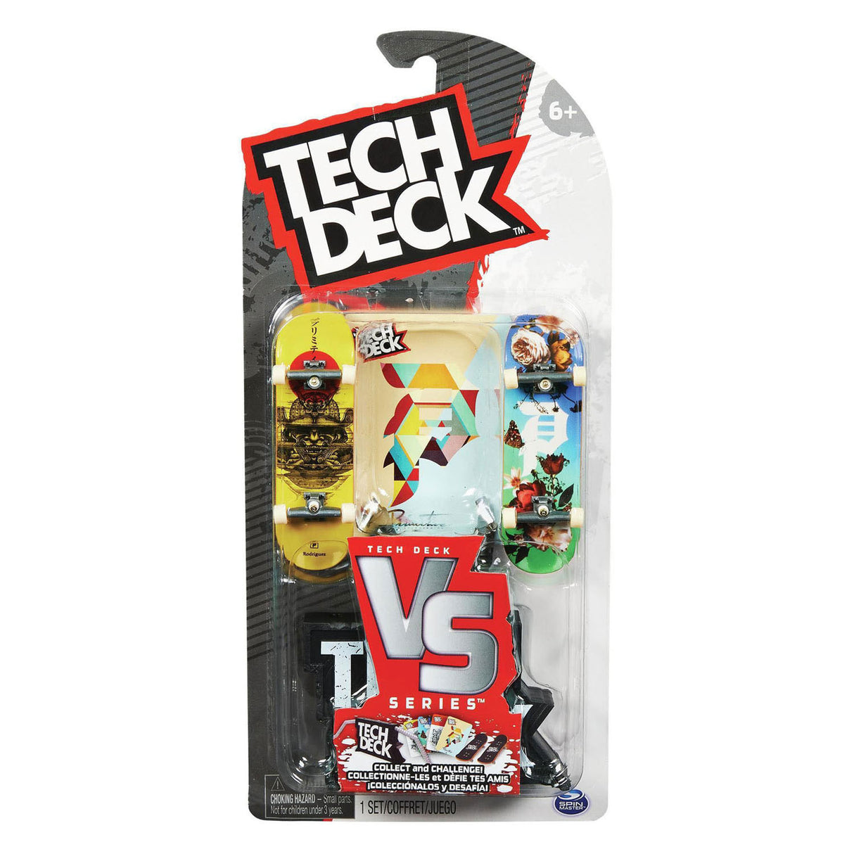 Spin master tech deck versus serie sæt med 2 finger skateboards