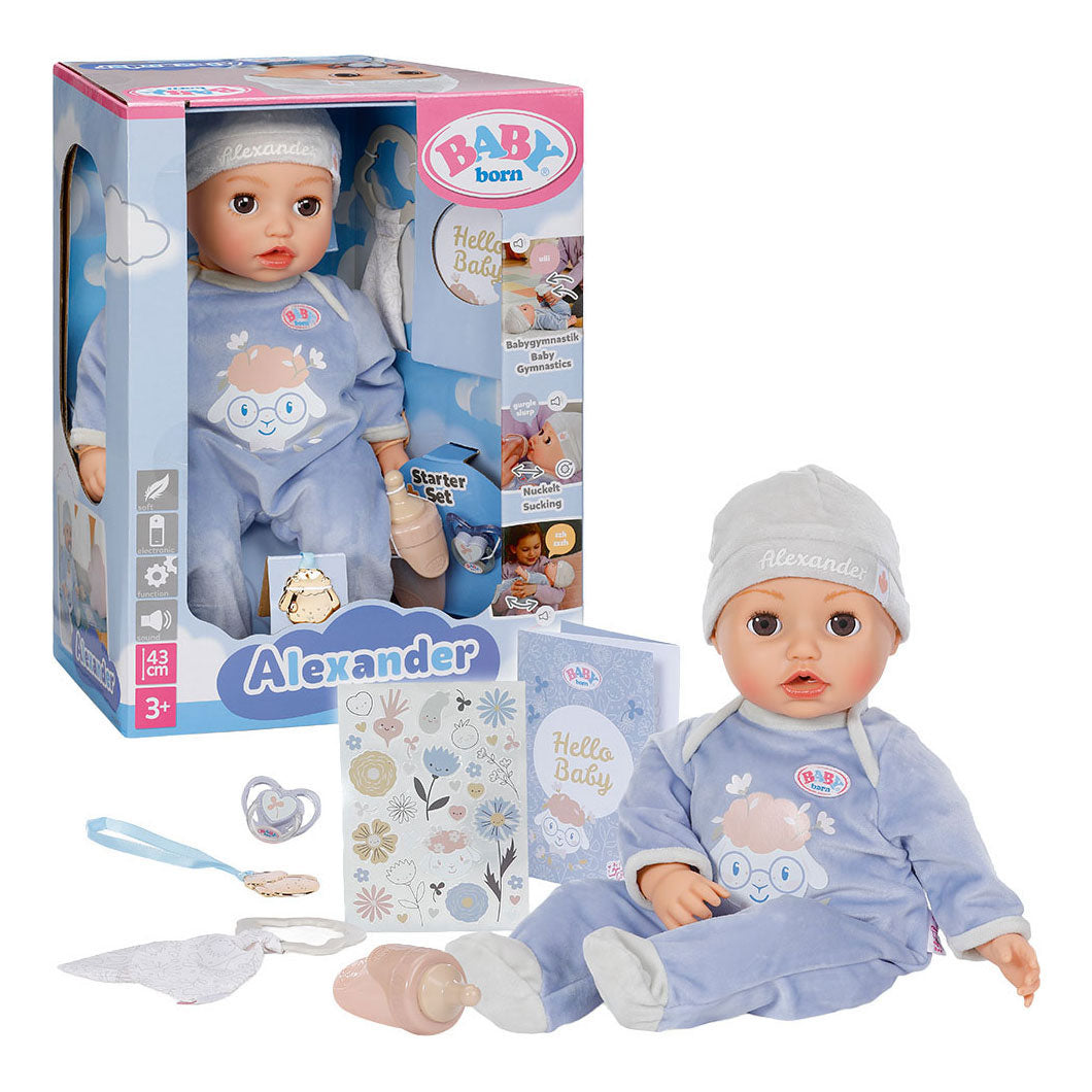 Baby født alexander - 43 cm