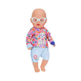 Baby født cykeltøj - 43cm