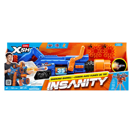Xshot zuru x-shot sindssyge rygning barll - 72 dartpile