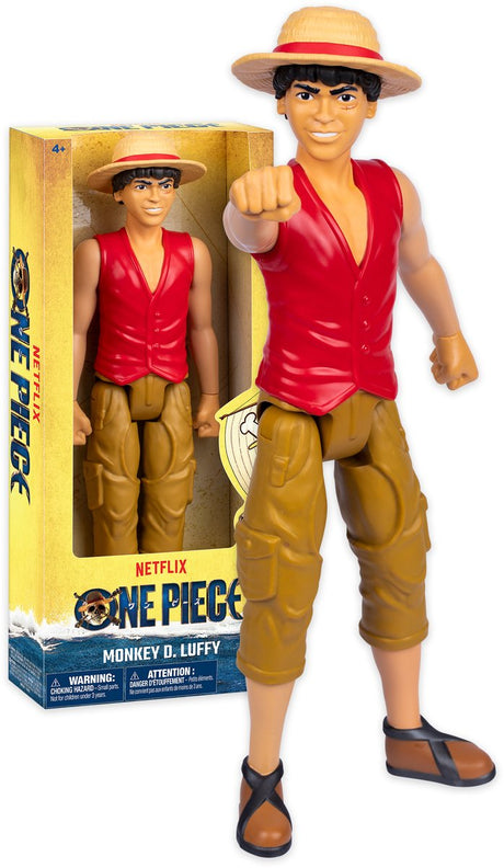 Elglegetøj i ét stykke - stor actionfigur Luffy - bevægelig figur på 30 cm høj