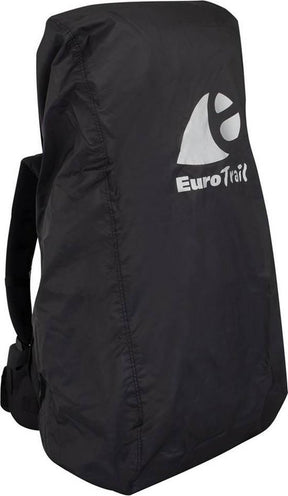 Eurotrail regenhoes flightbag voor backpack - 55-80 liter - zwart