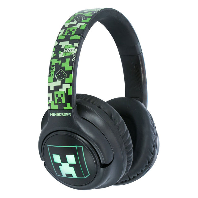 Minecraft bluetooth-hovedtelefoner lyser op