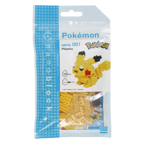 Bandai nanoblock bouwset pokémon pickachu - 130st.