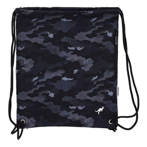 Kangourou grå camo-gymnastiktaske