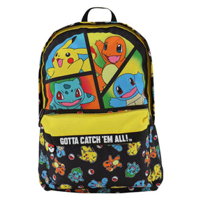 Pokémon pokemon rygsæk med frontlomme - 42x30x18cm