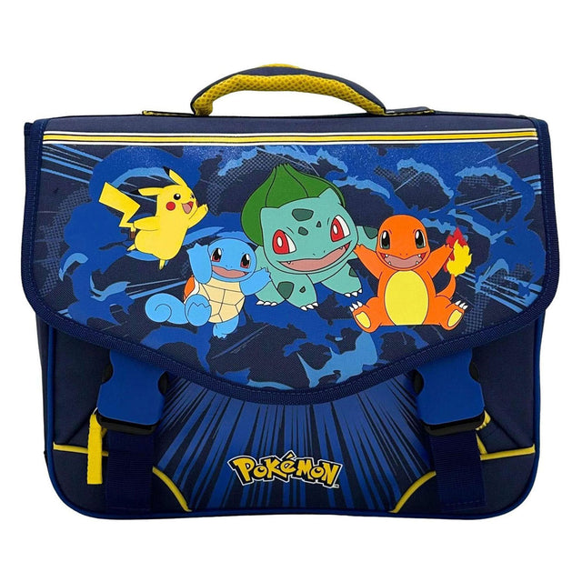 Pokémon pokemon skoletaske 2 rum med frontlomme