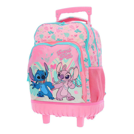 Disney stitch love trolley rugzak 3 compartimenten met zijvakken