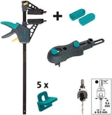 Wolfcraft - terrassebyggesæt - terrassebeslag - 11 dele - 6988000