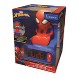 Lexibook vækkeur med natlys 3d design spiderman og lydeffekter