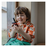 Kidywolf kidytalk walkie talkies blå rød