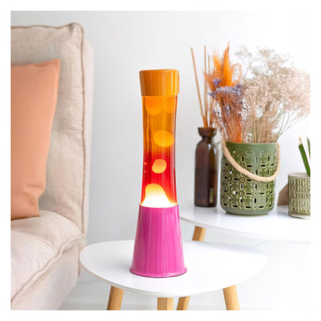 Fisura lava lampe tårn gradient rosa orange