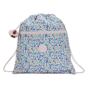 Kipling supertaboo gymnastiktaske - digitalt blomsterprint