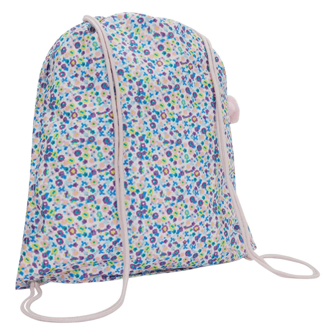 Kipling supertaboo gymnastiktaske - digitalt blomsterprint