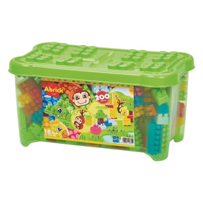 Ecoiffier abrick box jungle byggeklodser - 200 stk.