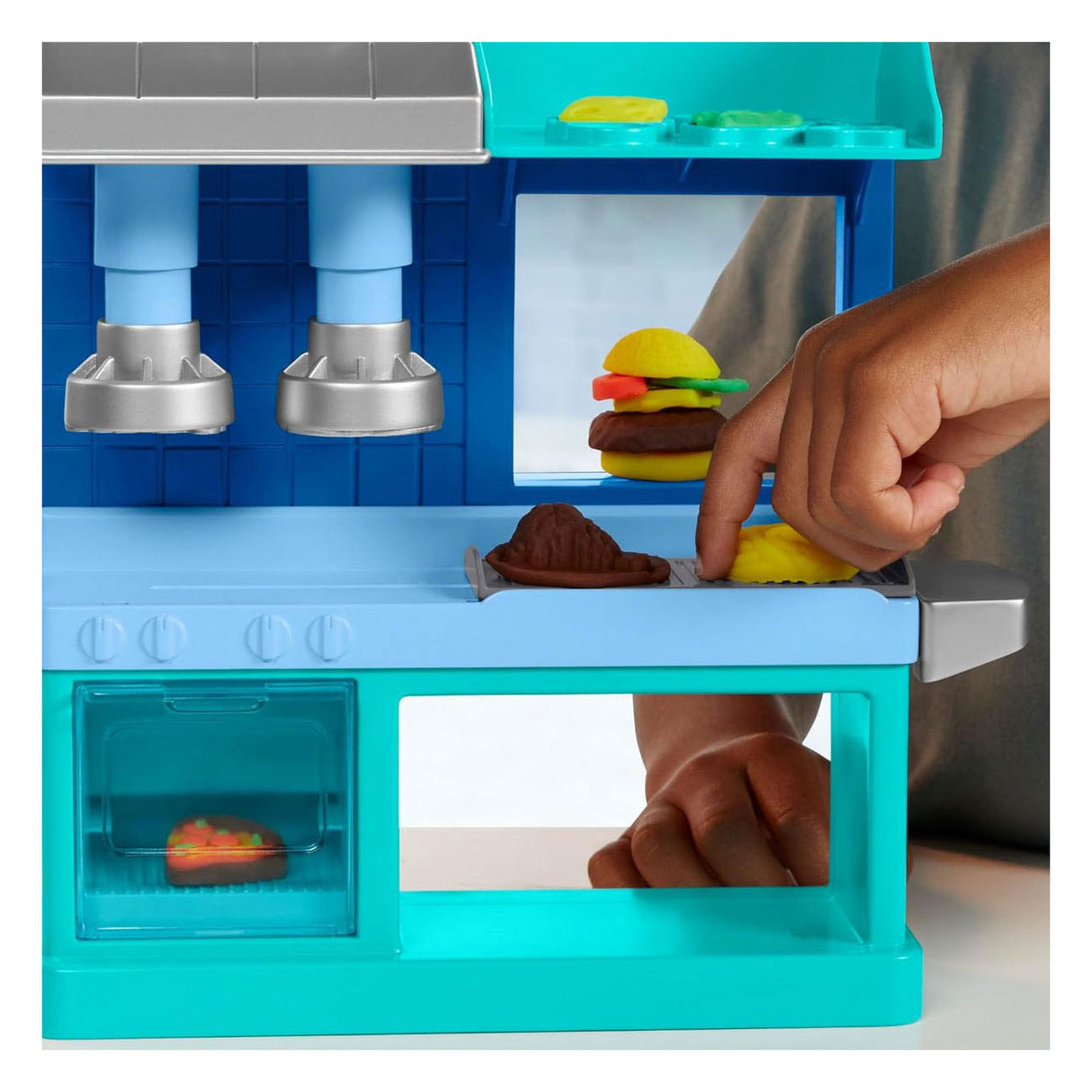 Play-doh køkken kreationer kokke travl restaurant - 5 lerpotter