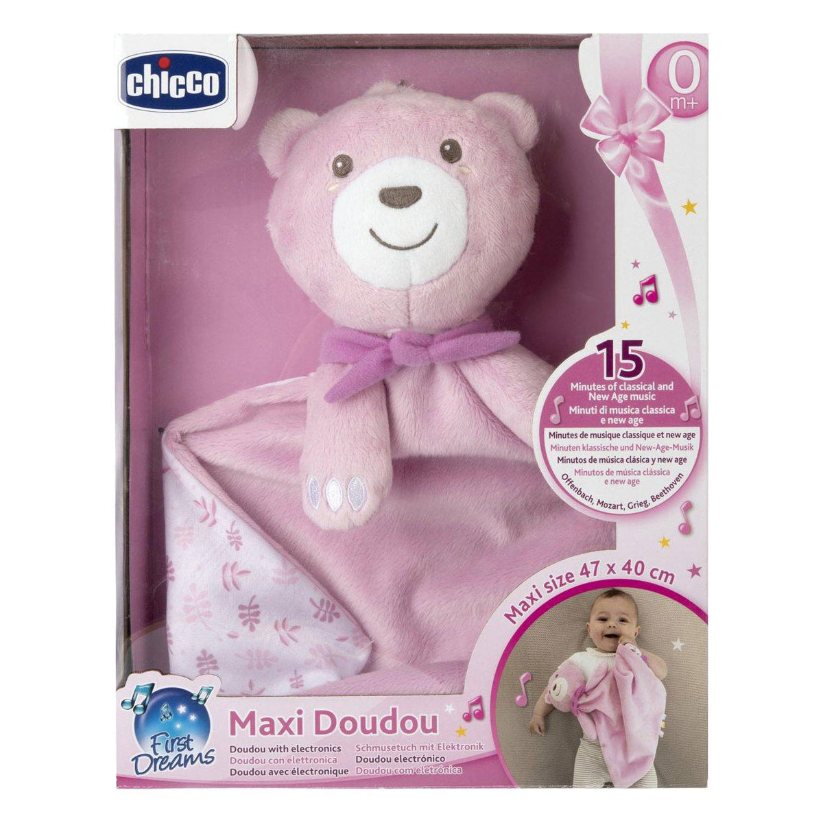 Lobbes maxi kæletøj pink 47x40cm
