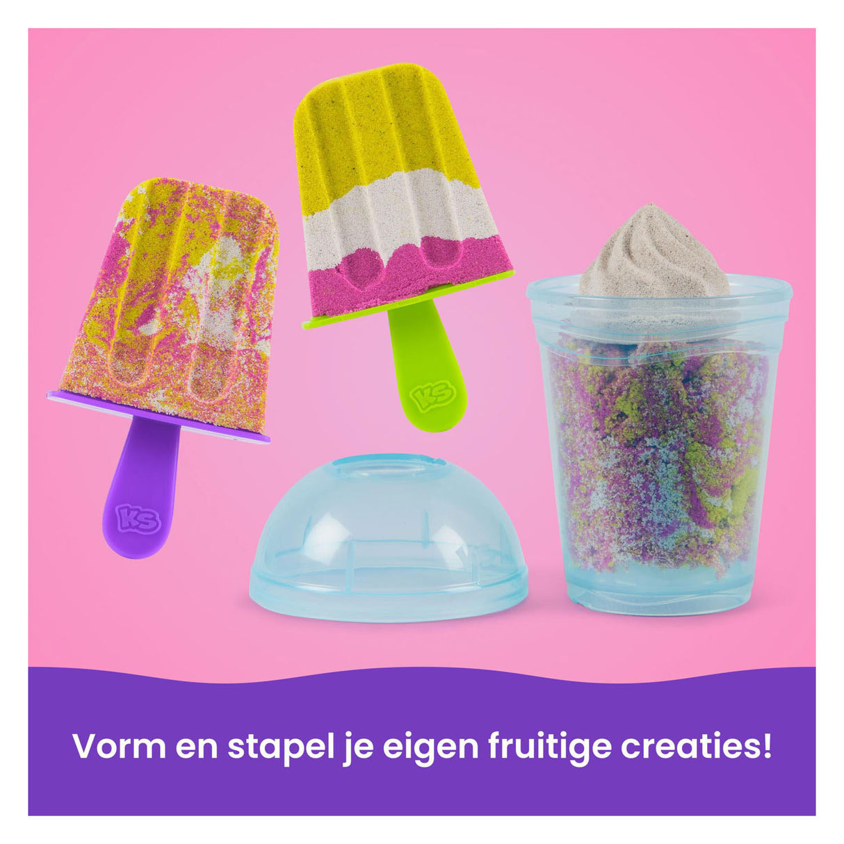 Kinetisk sand smoothie mixer | 2 stk