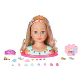 Zapf creation baby born styling make-up og hovedprinsesse - 27 cm