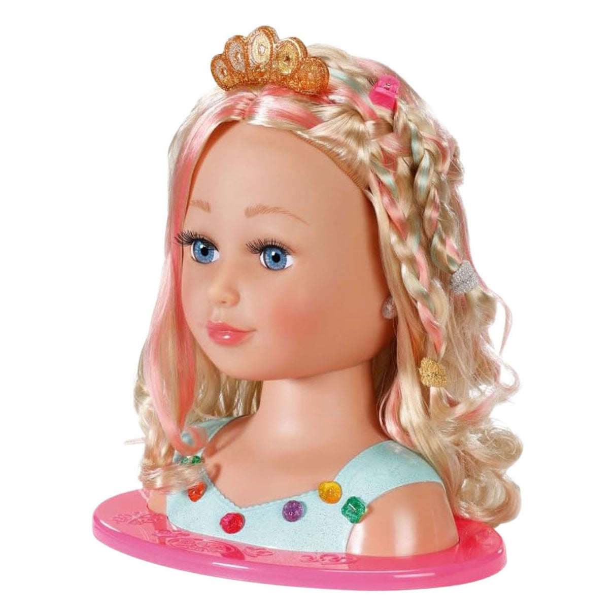 Zapf creation baby born styling make-up og hovedprinsesse - 27 cm