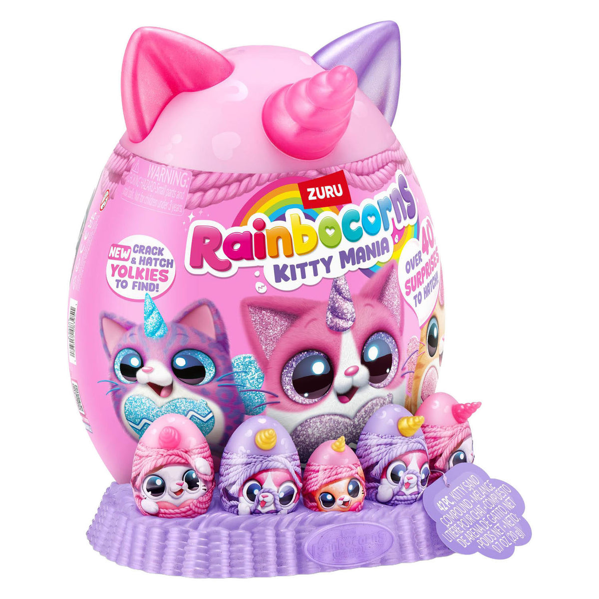 Zuru rainbocorns eggzania kitty mania overraskelsesæg
