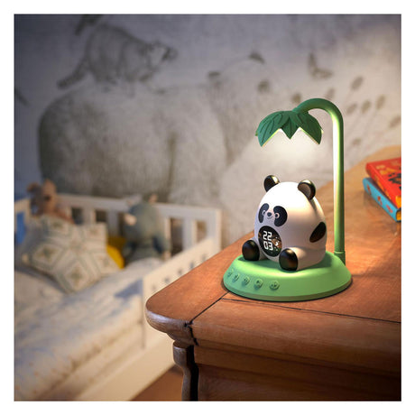 Bigben hibuddies hibuddies natlampe vækkeur med lydeffekter til børn - tai the panda - søvntræner
