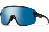 Smith Glasses Wildcat Matte Black Chromapop Polarized Blue Mirror
