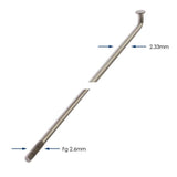 Buzaglo eger 286-13 alpina raggi ø2.33mm fg 2.6 - rustfrit stål (144 styk)