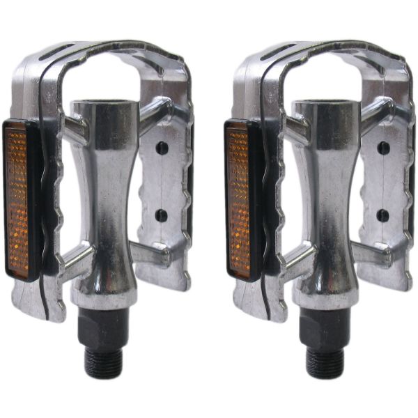 Marwi pedalsæt sp-610 aluminium - sølv (værkstedsemballage)