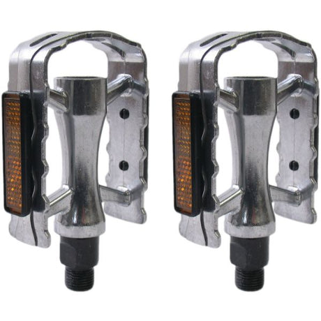 Marwi pedalsæt sp-610 aluminium - sølv (værkstedsemballage)