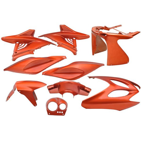 Kantpladesæt 9-delt til Yamaha Aerox op til årgang 2014 - blink orange