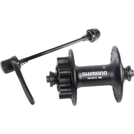 Front Shimano FH -M475 - 36 huller - 6 bolte med bremseskivebeslag - sort