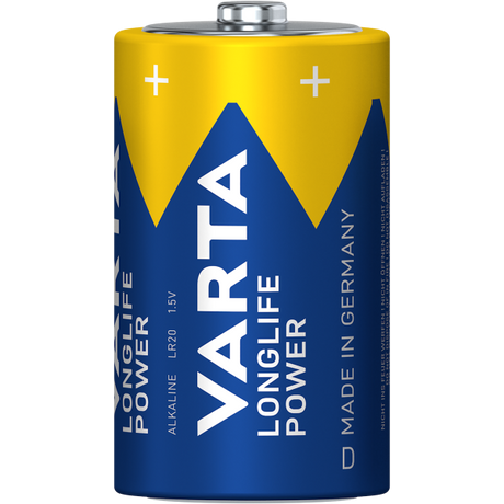Varta batteri longlife power - højenergi batteri mono 2-delt blis longlife