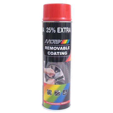Motip sprayplast - højglans rød (spraydåse på 500 ml)