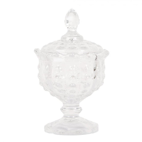 Clayre eef glas opbevaringskrukke ã˜9x16cm