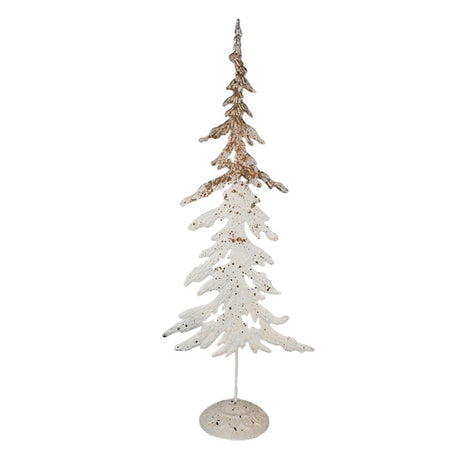 Clayre eef dekoration statue juletræ metal 16x11x45cm