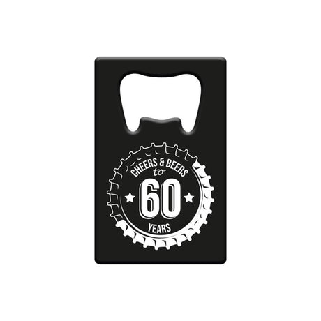 Paperdreams flaskeåbner metal - 60 år