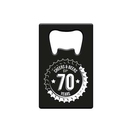 Paperdreams flaskeåbner metal - 70 år
